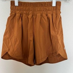 Lululemon Copper Brown Athletic Shorts